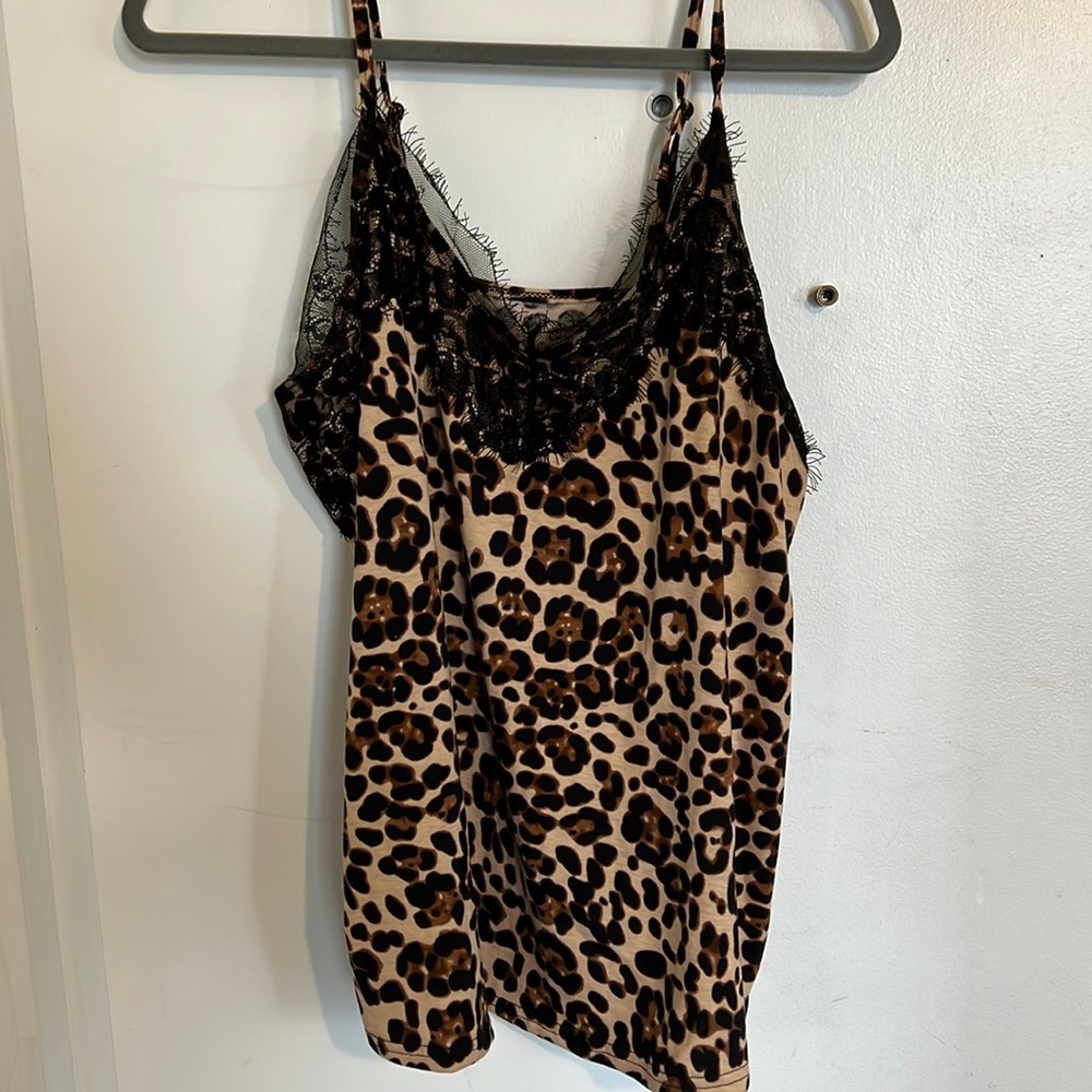Leopard tank. Worn once.
